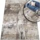 MEKANI TEPIH LAILA 2498 ZA HALLEY BROWN GREY THICK LOFT 160x230cm