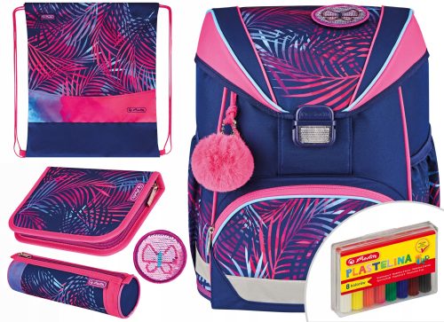 Herlitz UltraLight Plus Tropical Chill školska torba za djevojčice 6-9 godina