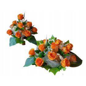 RASKOŠNI KOMPLET ZA GROB SA CVIJEĆEM - RUŽE