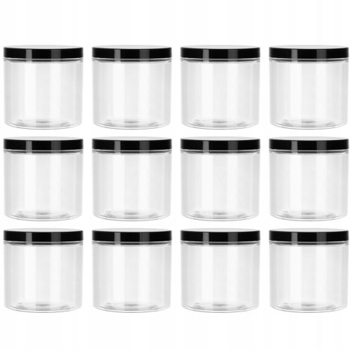 Posuda za staklenku 200 ml 0,2 L plastična PET 12 komada