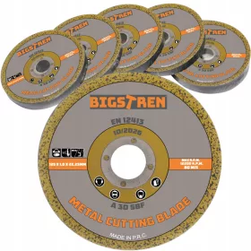 Bigstren 21639 tarcza za rezanje metala 125 mm 50 kom.