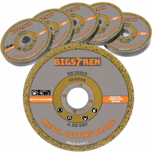 Bigstren 21639 tarcza za rezanje metala 125 mm 50 kom.