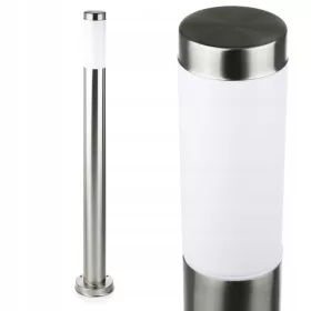 Lampa stajaća za vrt E27 kvadratni stup, crni, 89 cm