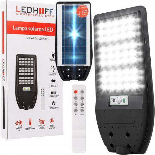 Ulična svjetiljka - Ulična svjetiljka 100 W 1200 lm na solarni pogon