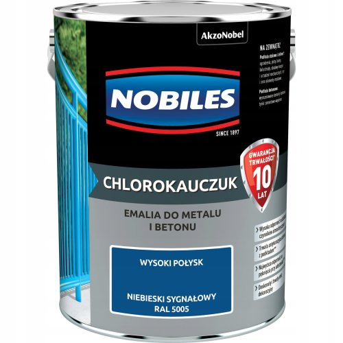 Nobiles Emajl za Metal Signal Blue 5L