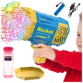   Pistolet za mjehuriće Bubble Machine Bazooka + Tekući Božićni Poklon