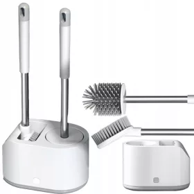 SILIKONSKA WC ČETKA 2U1 SET