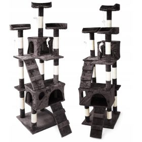 Domaća mačka grebalica, krevet na drvetu Kuća 170cm F013