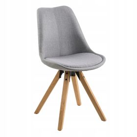 Skandinavska tapecirana stolica Dima siva