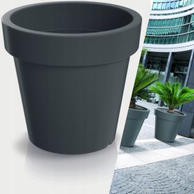    Posuda za cvijeće DTU24 59 cm x 59 x 59 cm promjer 59 cm plastična crna
