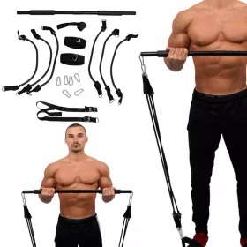 Kura Sport ekspander s gumom i šipkom za vježbanje