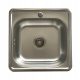 ANW HOME Elegantni Sudoper od Nehrđajućeg Čelika s Jednom Komorom 48x48x16 cm