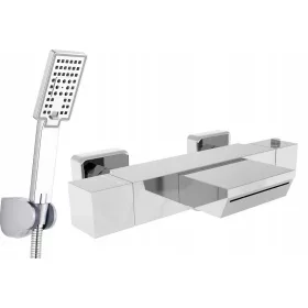   Reihe TERMO kromirana tuš slavina + Reihe Cubic nadgradna tuš garnitura