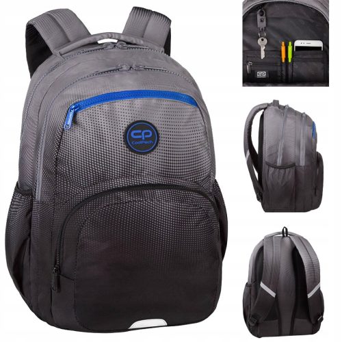 CoolPack Školski Ruksak Mladosti S Više Pretinaca Nijanse Sive i Srebrna 23 l