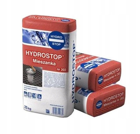Hidrostop 203 vodonepropusna smjesa za brtvljenje betonskih konstrukcija, 25 kg