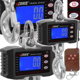   Hakirana elektronička skladišna vaga s kukom 1000 kg s pilotom Verke