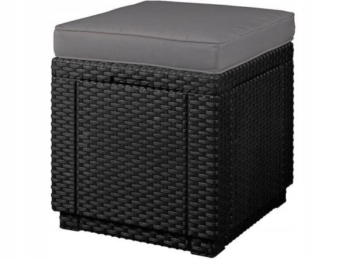 Keter vrtna stolica Cube 213785 Grafit s podlogom
