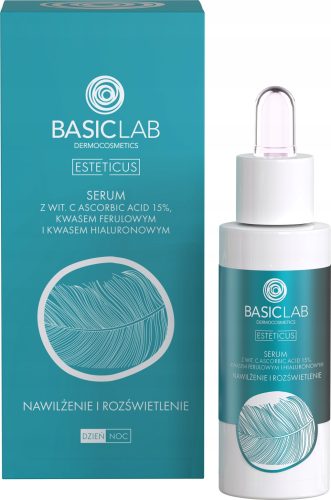  BasicLab Esteticus hidratantni i posvjetljujući serum za lice od 30 ml