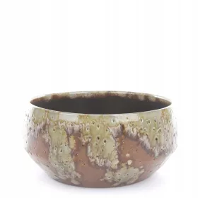    Edelman posuda za cvijeće 32,5 cm x 32,5 x 15 cm keramika nijanse smeđe i bež