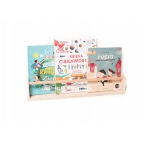   Skandinavski Stil Povjesnica za Knjige 60cm - Visoko Kvalitetna Viseća Polica za Moderan Dom