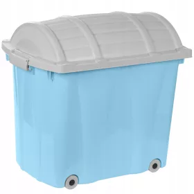    KONTEJNER ZA IGRAČKE VELIKA KUTIJA TRACK BOX PLASTIČNI ORGANIZATOR NA KOTAČIĆIMA