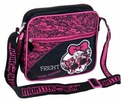Monster High dječja torba na rame, Starpak crna s ružičastim nijansama