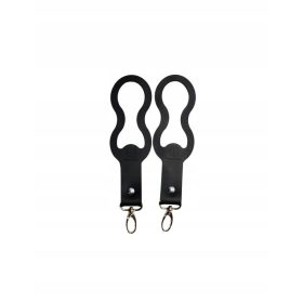 Petite&Mars Silikonski Držač za Kolica za Torbu, Crni