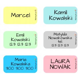    Imena naljepnica za dijete Naljepnice, naljepnice s imenima, 60 komada