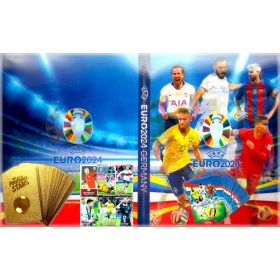    Nogometni album za 240 kartica EURO 2024 + 90 KARTICA uključujući Euro 2024 + zlato