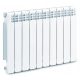 Dijamantni aluminijski radijator Wulkan H500 1526 W bijeli 800 x 578 x 95 mm - bočni priključak
