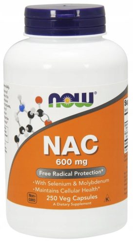 NAC N-Acetyl-L-Cistein 600 mg - Dodatak prehrani u velikom pakiranju, 250 kapsula