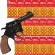 Kaubojski revolver s kapsulama + 16× Kapisli s 8 metaka 9 prstenova 72 hica
