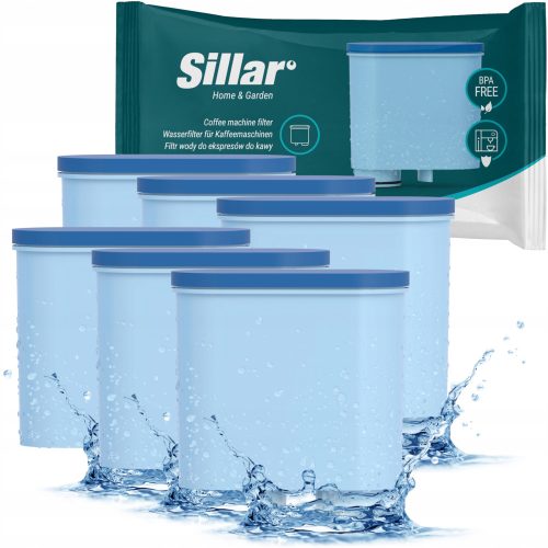 6x Filtr za vodu Sillar za aparat za kavu Philips Saeco - Komplet 6 filtara