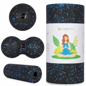  DUOBALL LOPTE ZA MASAŽU SET ROLLER + JEDNA LOPTA