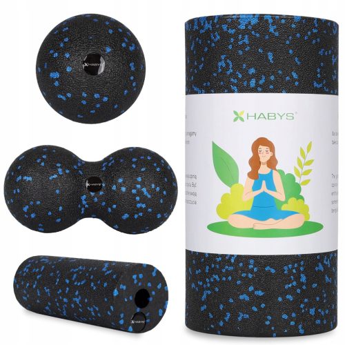  DUOBALL LOPTE ZA MASAŽU SET ROLLER + JEDNA LOPTA