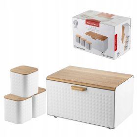 Zapečatljeno posuđe Florina Cube, bijela, od čelika