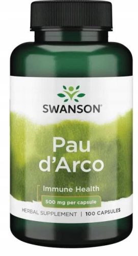 Full Spectrum Pau d'Arco 500 mg, 100 kapsula - Suplement Dijete