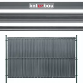POKLOPAC ZA OGRADNE PANELE SIVI TRAKE 152CM