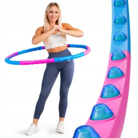   Hula hoop s magnetima za mršavljenje Hop-Sport 103 cm ružičasta