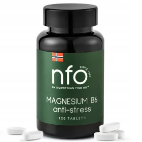   NFO MAGNEZIJ B6: Norveški kompleks za nervni i hormonalni sustav, 120 tableta