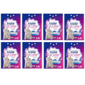 Silikonski pijesak za mačke 8 x 3,8L Lavanda