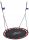 HUDORA Alu Nestschaukel, 120 cm, Schwarz/Rot - Garten-Schaukel bis 120 kg - 72161
