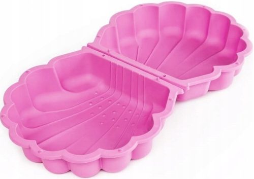 Plastična školjka za pijesak XXL zatvoreni bazen 2u1 plaža