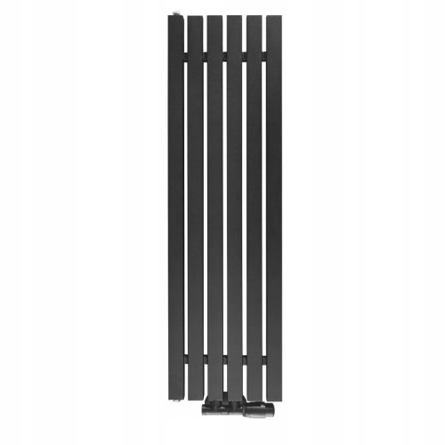 Luksuzni vertikalni dekorativni radijator LUXOR 1000/290 crni mat 438W