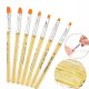 Set 7 ovalnih kistova za gel akryl gel hibrid