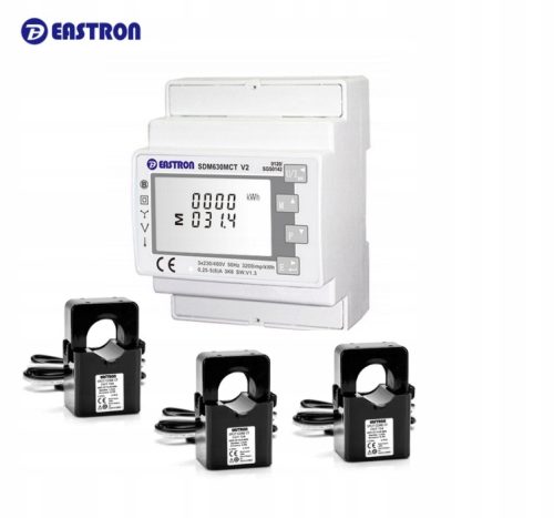 Energetski brojač Eastron SDM630MCT + ESCT 200A/5A - Set od 3 komada