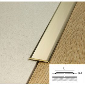 Proclassic F profil, sjajni mesing, samoljepljivi