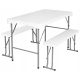 Set vrtnog namještaja - eHoker stol, plastični, pravokutni, 113 x 62 x 69,5 cm