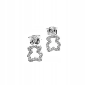   Srebrni naušnice s medvjedićima i cirkonima od čistog srebra 925