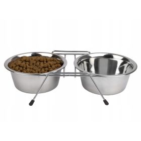  Set od dvije Yoka srebrne metalne posude, 3 litre